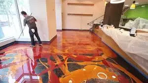 High Hardness Clear Epoxy Resin for Metallic Floor Coating